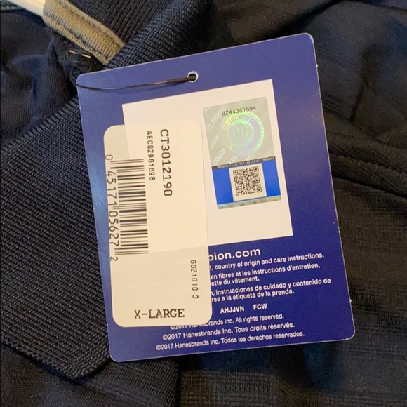 Men’s Navy Michigan polo/golf shirt - Picture 5 of 5